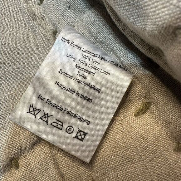 Nigel Preston Lambskin & Wool Knit Patchwork Artisan Jacket Size Small NWT - Picture 14 of 14